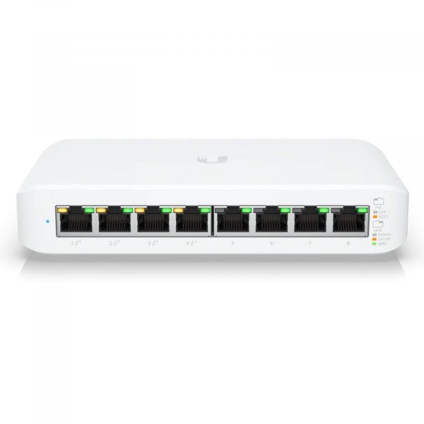 UBIQUITI UNIFI SWITCH LITE 8 PORTS 4XPOE 52W MANAGED – Image 2